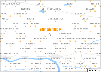 map of Bürgerhof