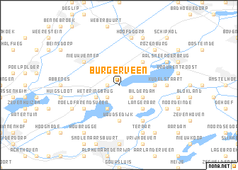 map of Burgerveen