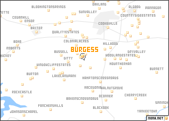map of Burgess