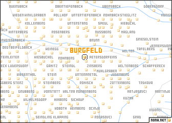 map of Burgfeld