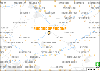 map of Burg Gräfenrode
