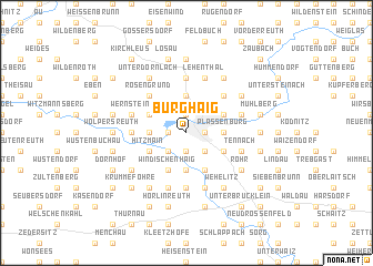 map of Burghaig