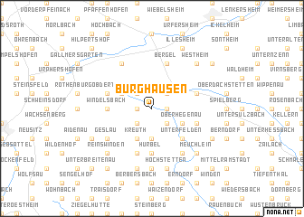 map of Burghausen