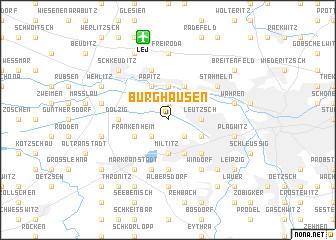 map of Burghausen