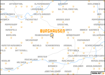 map of Burghausen