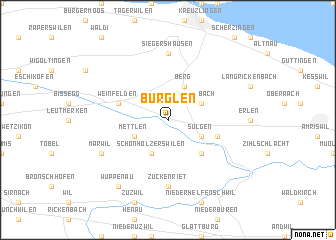 map of Bürglen