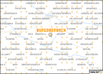 map of Burgoberbach