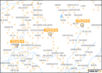 map of Burgos