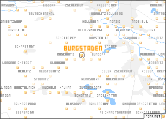 map of Burgstaden
