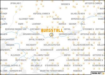 map of Burgstall