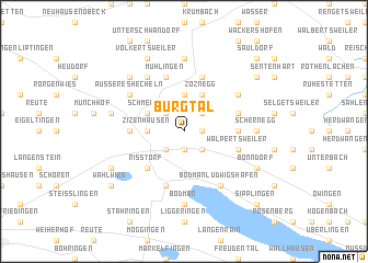 map of Burgtal