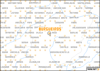 map of Burgueiros