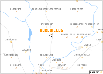 map of Burguillos