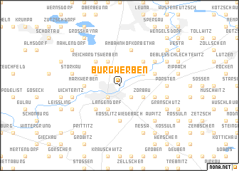 map of Burgwerben