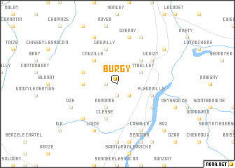 map of Burgy