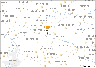 map of Bürg