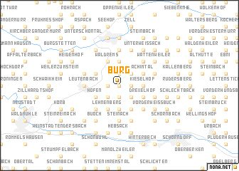 map of Bürg