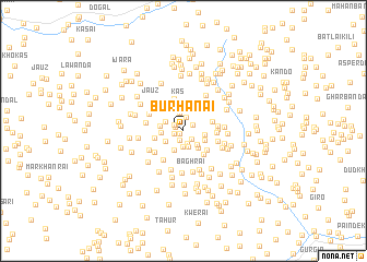 map of Burhānai