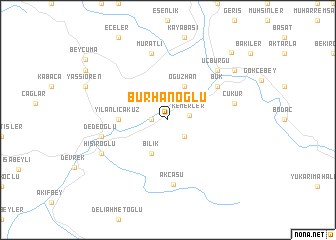map of Burhanoğlu