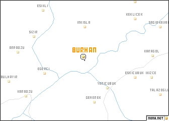 map of Burhan