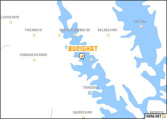 map of Burighāt