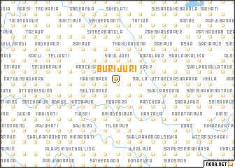 map of Būrijūri