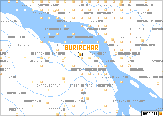 map of Burir Char