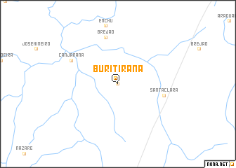 map of Buritirana