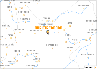 map of Buriti Redondo