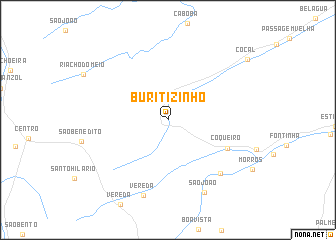 map of Buritizinho