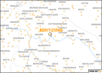 map of Buritizinho