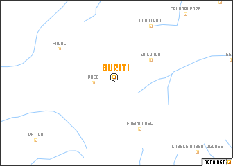 map of Buriti
