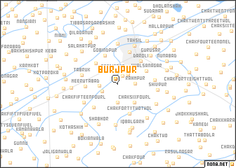 map of Burjpur