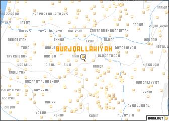 map of Burj Qallāwīyah