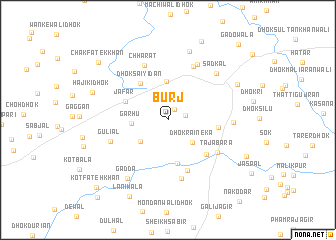 map of Burj