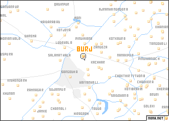 map of Burj