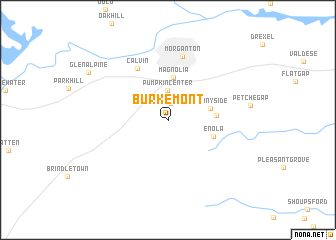 map of Burkemont
