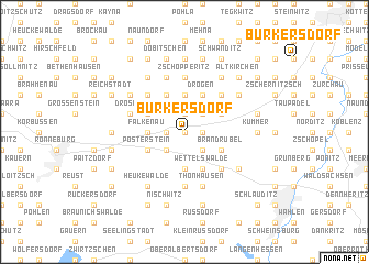 map of Burkersdorf