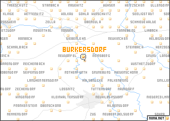 map of Burkersdorf