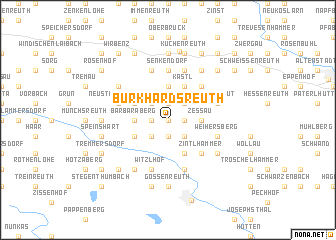 map of Burkhardsreuth