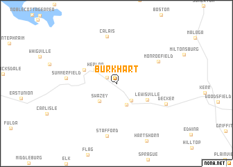 map of Burkhart
