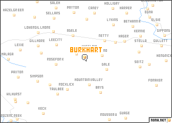 map of Burkhart