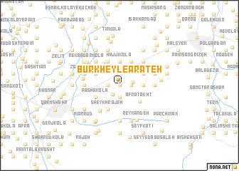 map of Būrkheyl-e Araţeh