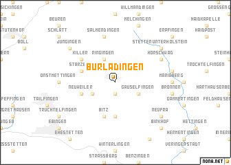 map of Burladingen
