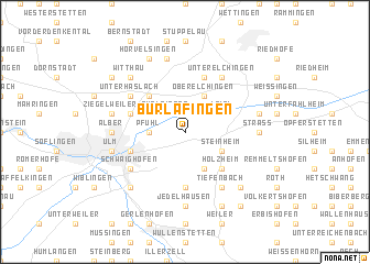 map of Burlafingen