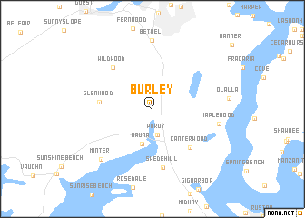 map of Burley