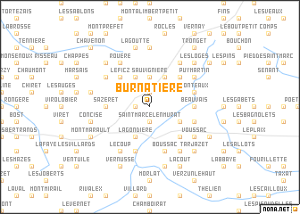 map of Burnatière