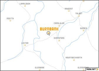 map of Burnbank
