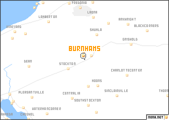 map of Burnhams