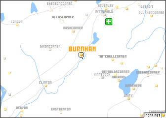 map of Burnham